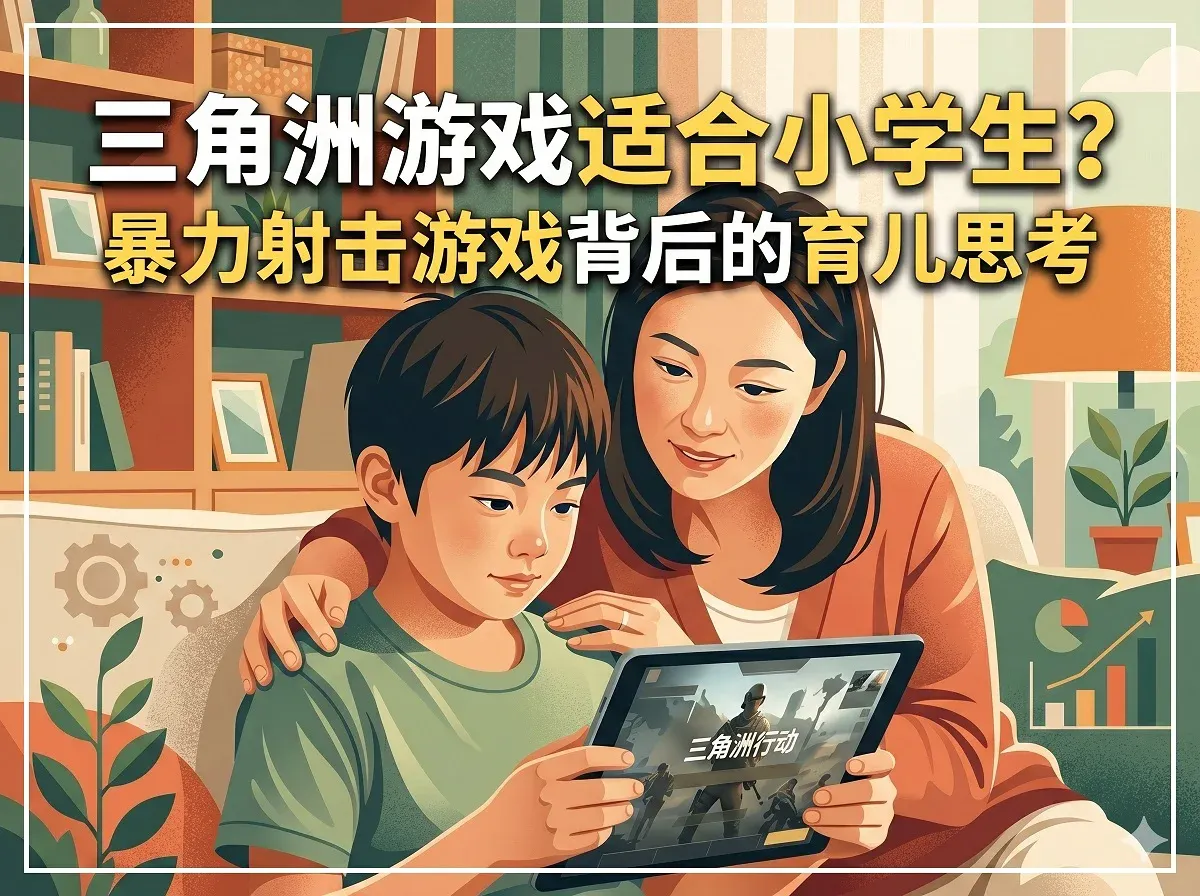 三角洲游戏适合小学生？暴力射击游戏背后的育儿思考