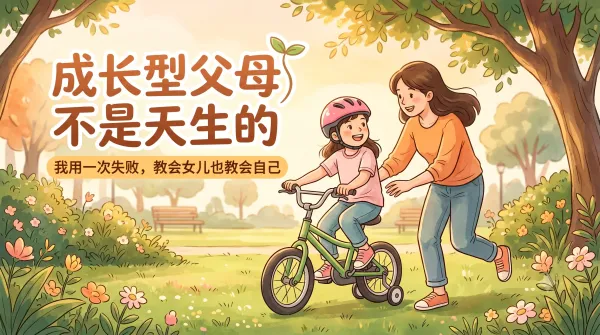 成长型父母不是天生的：我用一次失败，教会女儿也教会自己