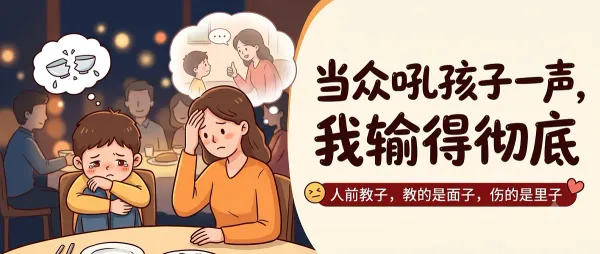 人前不教子，不是惯着，是给他留条退路