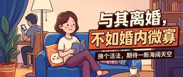 与其离婚，不如婚内微寡，换个证容易，换个活法难！