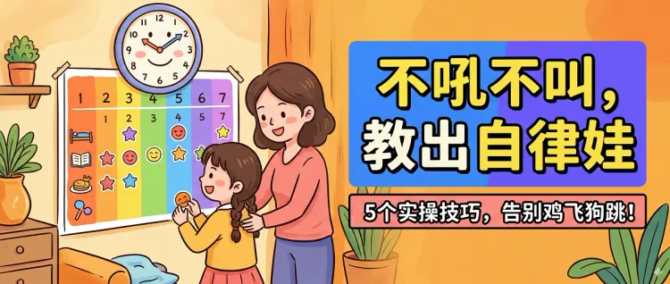 如何让孩子学会守时守规矩？简单有效的情感育儿技巧