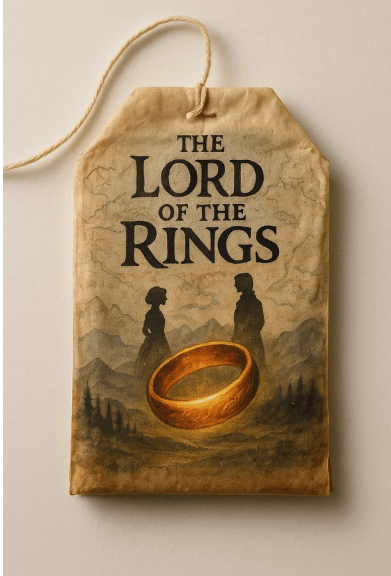 A vintage tea bag -一個復古茶包