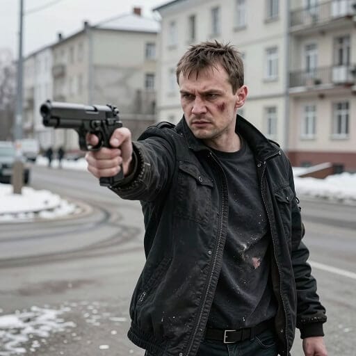 A prompt that will turn your photo into a scene from a cult 90s movie