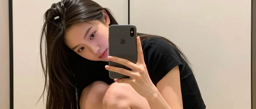 Mirror Selfie with Face Preservation