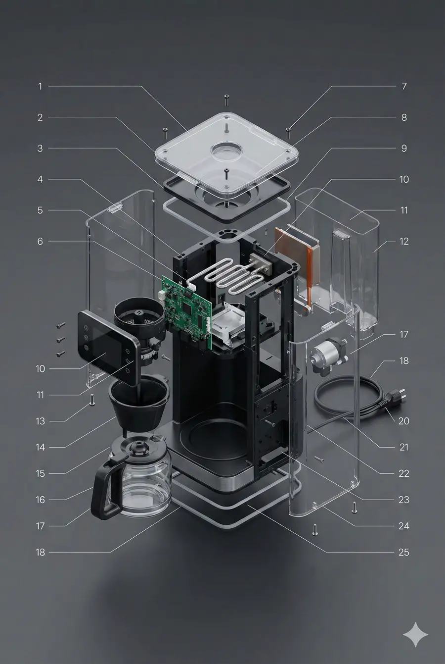 Legebdary Exploded View Prompt For nanobanana