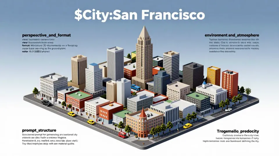 Isometric City Diorama